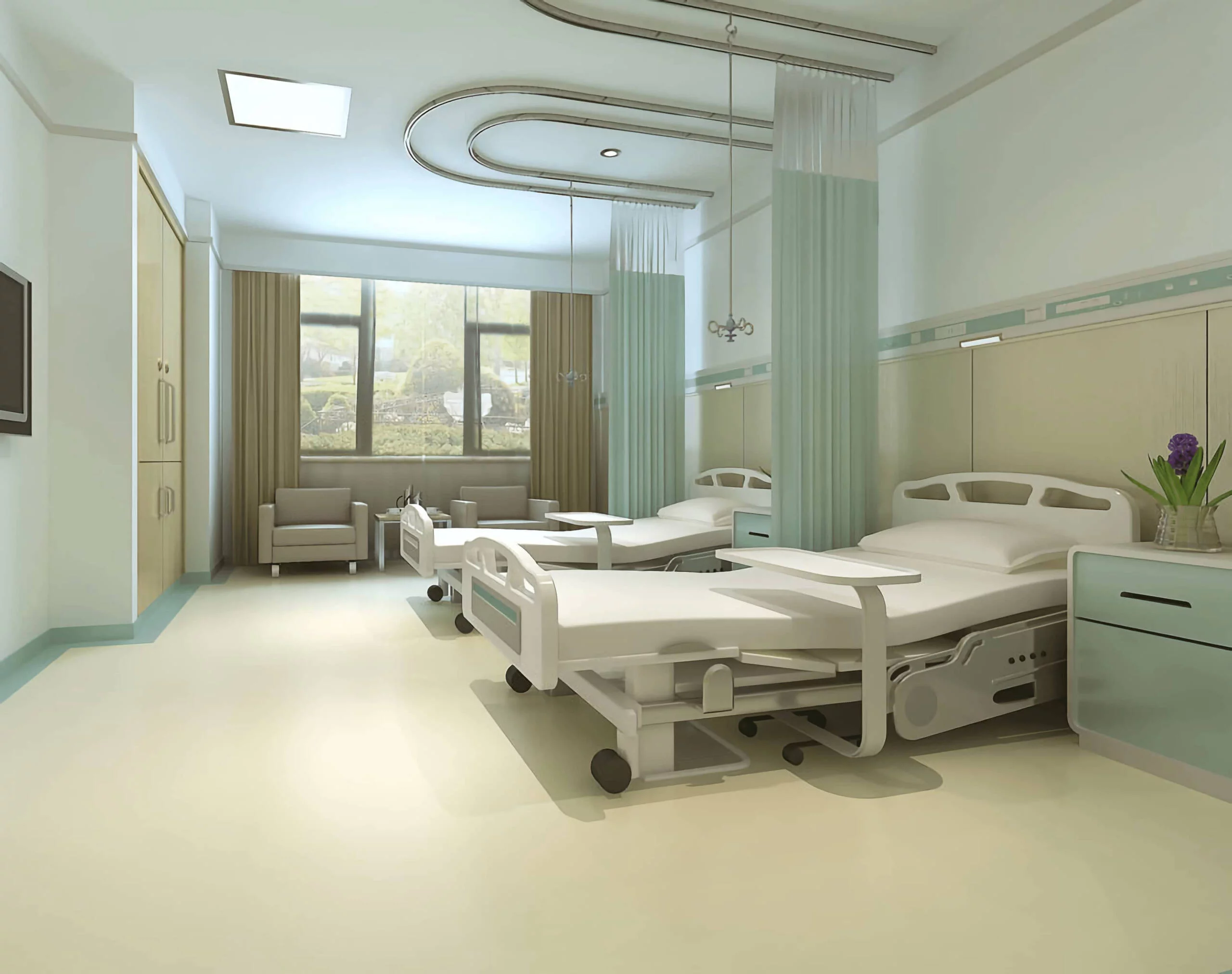 China wolflor Homogeneous Flooring for hospital