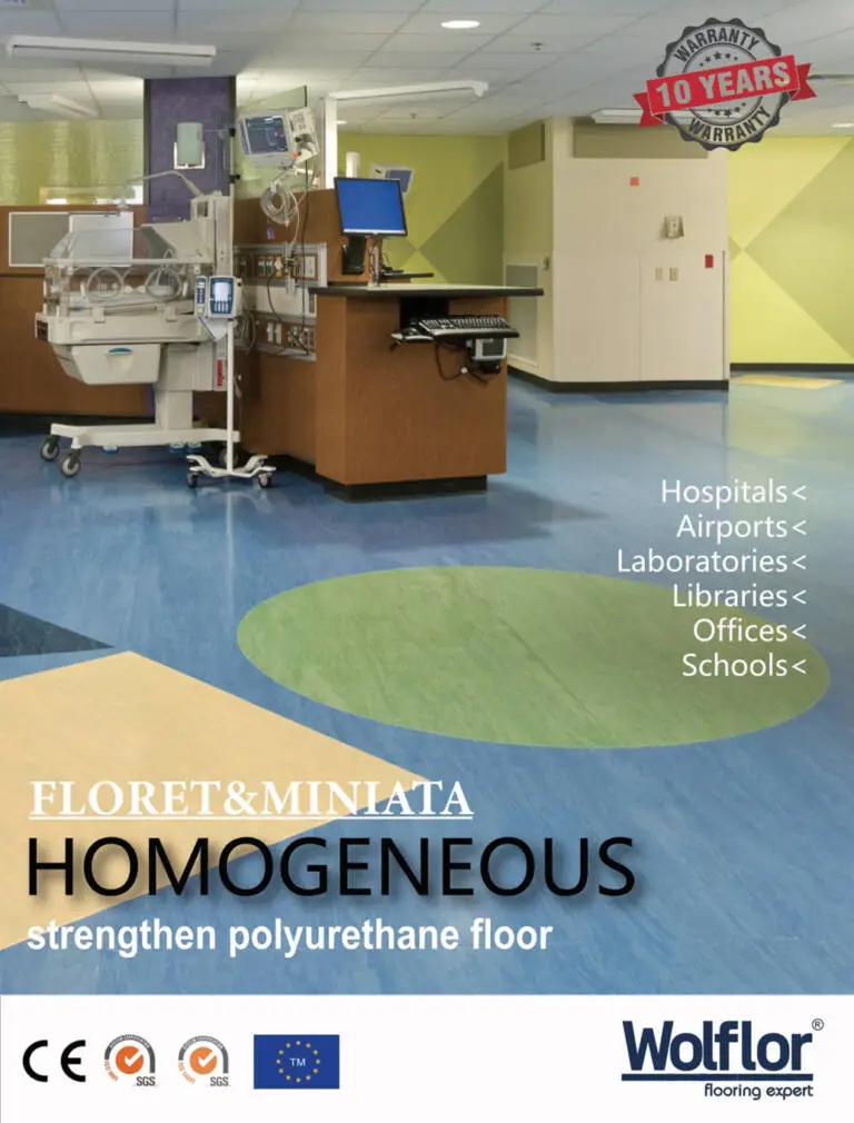 FLORET&MINIATA DIRECTIONAL HOMOGENEOUS FLOORING -Wolflor
