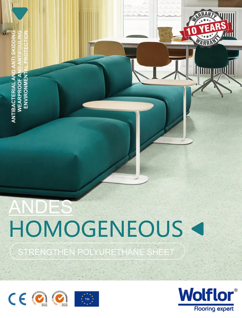 andes homogeneous vinyl flooring -wolflor